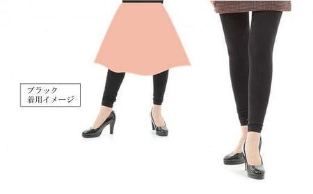 【日本製】綿混10分丈レギンス 2色6足組(M-Lサイズ)