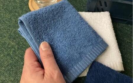 【大阪泉州タオル】Twinkle 銀の抗菌タオルハンカチ3枚セット