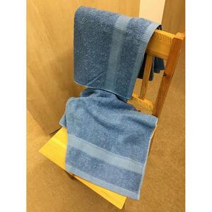 【大阪泉州タオル】Twinkle 銀の抗菌バスタオル2枚(トワイライトブルー)