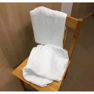 【大阪泉州タオル】Twinkle 銀の抗菌バスタオル２枚（サンライズホワイト）