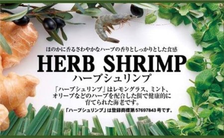 大型むきエビ冷凍「ハーブシュリンプ」1kg（背ワタ処理済み） // むきエビ 大型むきエビ冷凍