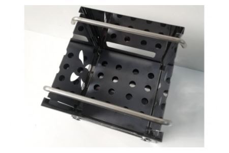 焚き火台 囲 Sサイズ ビニールケース付 B5｜新星金属製作所 大阪府 守口市 かこみ キャンプ ソロ ツーリング 山登り BBQ バーベキュー コンロ 焚火台 焚き火 折り畳み コンパクト 軽量 [0958]