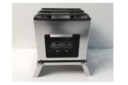 焚き火台 囲 Sサイズ ビニールケース付 B5｜新星金属製作所 大阪府 守口市 かこみ キャンプ ソロ ツーリング 山登り BBQ バーベキュー コンロ 焚火台 焚き火 折り畳み コンパクト 軽量 [0958]