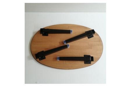 天然木 たまご 折りたたみ ローテーブル Sサイズ｜新星金属製作所 大阪府 守口市 集成材 ナチュラル テーブル 折りたたみ ローテーブル リビング 子供 子供部屋 おしゃれ 家族 [2485]