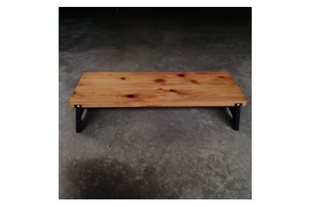 無垢材 折りたたみ ミニテーブル｜新星金属製作所 大阪府 守口市 天然木 キャンプ ソロ ツーリング 山登り BBQ バーベキュー コンロ 焚火台 焚き火 折り畳み コンパクト 軽量 [0860]