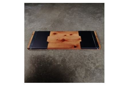 無垢材 折りたたみ ミニテーブル｜新星金属製作所 大阪府 守口市 天然木 キャンプ ソロ ツーリング 山登り BBQ バーベキュー コンロ 焚火台 焚き火 折り畳み コンパクト 軽量 [0860]