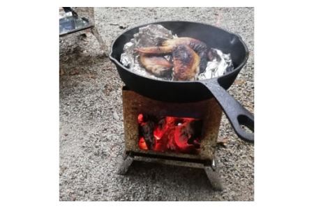 焚き火台 囲 Sサイズ 大文字 ビニールケース付 B5｜新星金属製作所 大阪府 守口市 [0908]