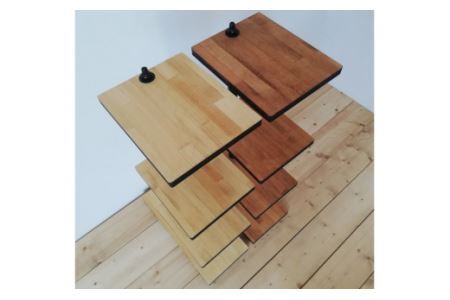 たくさん飾れるスタンドシェルフ 3段タイプ ナチュラル（天然木／完成品）｜新星金属製作所 大阪府 守口市 [0981]