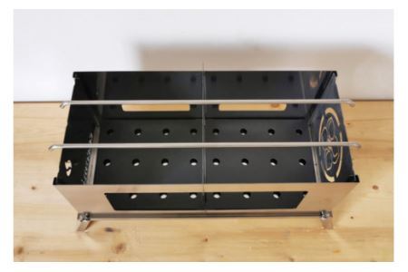 ももいろクローバーZ×焚き火台 cacomi fire Msize Long コラボグッズ 1台 ももクロ キャンプ BBQ｜新星金属製作所 大阪府 守口市 [0973]