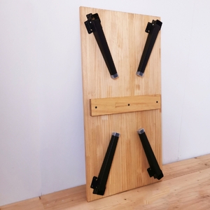 テーブル 天然木 折りたたみ ローテーブル 1台 ナチュラル ウレタン仕上げ 完成品｜新星金属製作所 大阪府 守口市 家具 インテリア 机 学習机 [2488]