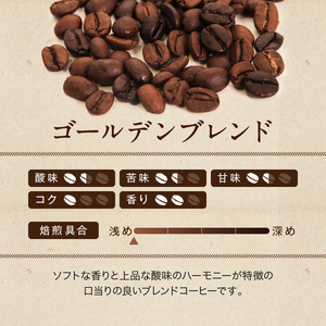 コーヒー 豆 ブレンド 4種セット 各500g×4袋 計2kg [ゴールド珈琲 大阪府 守口市]｜珈琲 珈琲豆 ブレンドコーヒー 自家焙煎 飲み比べ 詰め合わせ セット 飲料 飲み物 [2263]