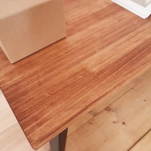 天然木 折りたたみ ローテーブル ブラウン 90×45cm 1台 完成品｜新星金属製作所 大阪府 守口市 家具 インテリア テーブル 座卓 机 学習机 ウレタン仕上げ [2492]