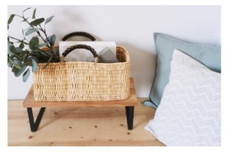 棚 無垢材とアイアンのシェルフ ライトブラウン M47cm 約横47cm×高16cm×奥行19cm 完成品｜新星金属製作所 大阪府 守口市 家具 インテリア シェルフ 植物置き 靴棚 飾り棚 収納 日本製 [0894]