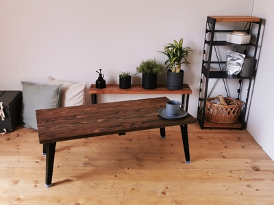 無垢材 折りたたみ ローテーブル 圧着タイプ ダークブラウン 1000×500｜新星金属製作所 大阪府 守口市 テーブル 折りたたみ ローテーブル リビング 子供 子供部屋 おしゃれ 家族 [0928]