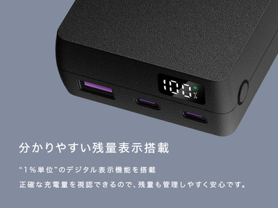 CIO モバイルバッテリー 20000mAh SMARTCOBY TRIO 67W ブラック｜黒 モバイルバッテリー 20,000mAh [2188]