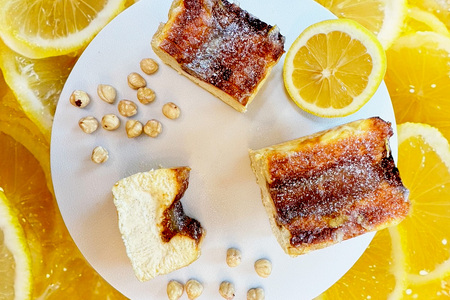 レモンとプラリネのチーズケーキ｜チーズケーキ [2320]