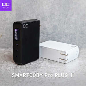 SMARTCOBY Pro PLUG II67W3C (ブラック)｜ACアダプター モバイルバッテリー 充電 充電器 iPhone スマートフォン スマホ [2534]