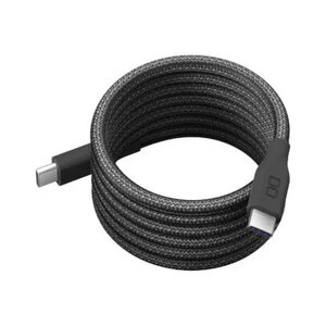 スパイラルケーブル CtoC 1m(ライトブラック)｜Type-Cケーブル ケーブル 充電 iPhone スマホ スマートフォン iPad タブレット ノートPC [2541]