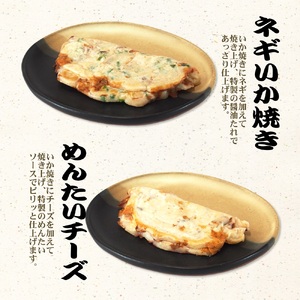 冷凍いか焼き バラエティBOX (合計6枚)【MFv-4】｜旨訶不思議 大阪府 守口市 大阪 いか焼き いかやき イカ 名物 おやつ [0683]