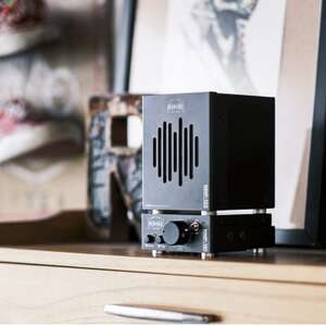 スタックアンプ/金属製ボックススピーカー型(ブラック)NMP-1B2B_家電製品 TV・オーディオ・カメラ  _【1578566】