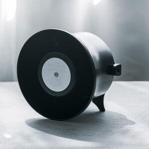 スタックアンプ/金属製ホーンスピーカー型(シルバー)NMP-1A3B_家電製品 TV・オーディオ・カメラ  _【1578571】