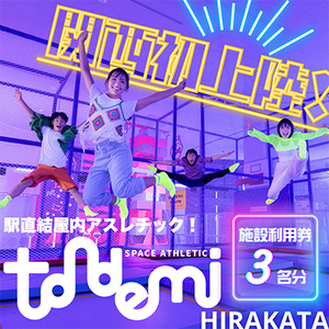 駅直結 屋内 アスレチック 施設 トンデミ施設利用券 3名分_旅行券・チケット   _【1593963】 7,800円
