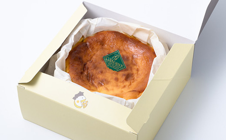 大阪府茨木市発!なめらかバスクチーズケーキ　ホール　プレーン2個　　(4号サイズ)_菓子・スイーツ ケーキ  _【配送不可地域：離島】【1436369】