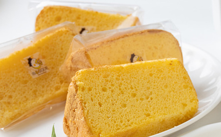 茨木市発!なめらかバスクチーズケーキプレーン(4号サイズ)　茨木シフォンケーキ　プレーン　8個入り_菓子・スイーツ ケーキ  _【配送不可地域：離島】【1452210】