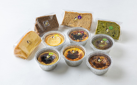 茨木市発!なめらかバスクチーズケーキカップ6種類　茨木シフォンケーキ4種類_菓子・スイーツ ケーキ  _【配送不可地域：離島】【1452316】