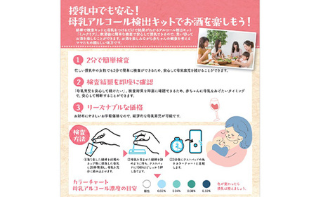 母乳アルコール検出キット　3箱セット【1533585】