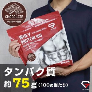 グロング ホエイプロテイン スタンダード ビタミン11種配合 チョコレート風味 3kg_惣菜・加工品   _【1608456】