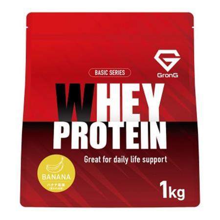 グロング ホエイプロテイン ベーシック バナナ風味 1kg_惣菜・加工品   _【1612624】 11,840円