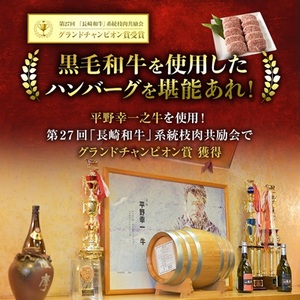 特選和牛〈焼肉薩摩 完熟平野幸一之牛〉ハンバーグ10個_肉 ハンバーグ 牛肉 _【配送不可地域:離島】【1014403】