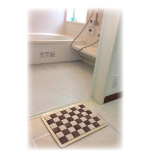 珪藻土タイルバスマット クリアS_雑貨・日用品  日用品 _【1244707】