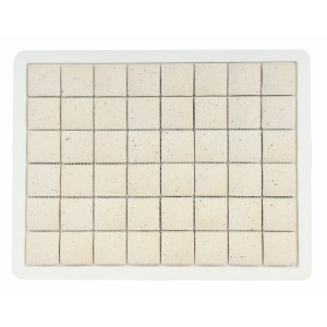 珪藻土タイルバスマット ホワイトS_雑貨・日用品  日用品 _【1244750】