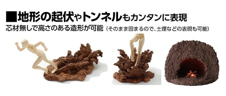 A319 ジオラマ粘土ジオベース ダークブラウン超小粒 5個セット(24306)【ねんど 素材 材料 模型 プラモデル 100g アーテック Artec 大阪 八尾市】