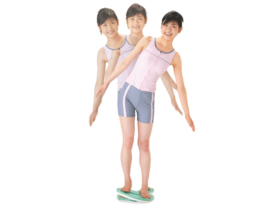 A326　自宅で健康習慣/バランス＆ツイストボード＆ビューティシェイプ Ｗ押し(肩・背中用)　セット