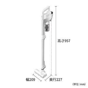 J151(ホワイト系)　SHARP コードレススティック掃除機 EC-AR10-W（ホワイト系）