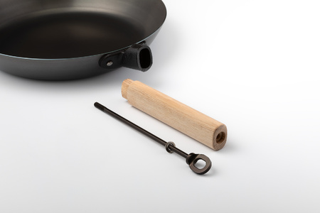 C211 ライクイット「PAN-17オーブンでも使える鉄フライパン20cm(深)」【フライパン 鉄 藤田金属 like-it 深型 FUJITA IH ガス 20センチ 着脱 ハンドル 日本製 町工場 職人 長持ち 国産 大阪府 八尾】