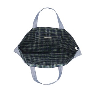 F158(紺)ミキハウス ミキハウスベア レッスンバッグ（紺）【mikihouse バッグ かばん 手提げ ブランド 保育園 幼稚園 学校 綿 おすすめ キッズ 男の子 女の子 大阪府 八尾】 