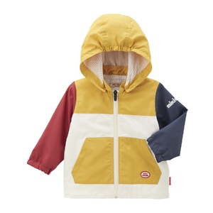 P110(130cm)ミキハウス ウインドブレーカー(赤×紺)130cm【mikihouse ウインドブレーカー アウター ジャケット 子供服 こども キッズ 男の子 女の子 UVカット ピンク ブラウン 赤 紺 ブランド 大阪府 八尾】