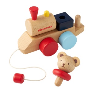 O108 ミキハウス プルトーイ【mikihouse プルトイ おもちゃ 木製 木のおもちゃ ブランド 赤ちゃん 0歳 こども ベビー ベビー用品 出産 箱 大阪府 八尾】