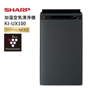 K118 SHARP 加湿空気清浄機 KI-UX100-H(グレー系) 【シャープ 電化製品 家電 生活家電 空気清浄 加湿 プラズマクラスター イオン 花粉 カビ 集じん 消臭 脱臭 ウイルス対策 AI 正規品 大阪府 八尾市 返礼品】