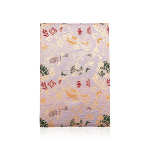 L115 西陣織御朱印帳 鶴飾り＆専用箱付き(藤宴とうえん)【大一創芸 FUKUSA FACTORY 御朱印帳 選べる 8色 華やか 西陣織 金襴 箱入 日本製 大阪 八尾市】