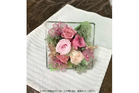 C136　プリザーブドフラワー　心優しく(こころが優しく柔軟になれる効果が期待される)