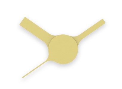 C161(イエロー)　iconclock　イエロー【アイコン クロック 時計 掛け時計 壁掛け とけい おしゃれ イエロー グリーン ブラウン ブラック ブルー ホワイト レッド 大阪 八尾市】