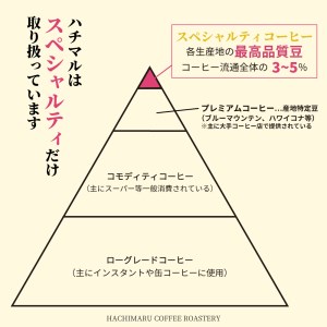 E146(粉)　【受注後焙煎1.8kg】スペシャルティコーヒー３種飲み比べ（600g×３種）　【粉】