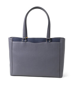 I152　FUJITAKA　レザートートバッグB4サイズ（グレー）【イケテイ 鞄 バック ファッション 服飾小物 皮 レザー 大阪 八尾市】