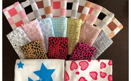 プリントタオル フェイスタオル 1枚＆バスタオル 2枚セット