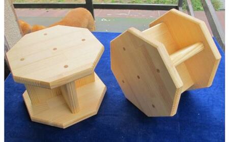 手作り木製 正座用補助椅子（高さ15cm）
